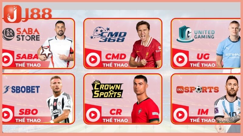 Thể thao giải trí hấp dẫn trên J88